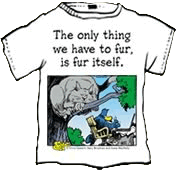t-shirt, fur itself