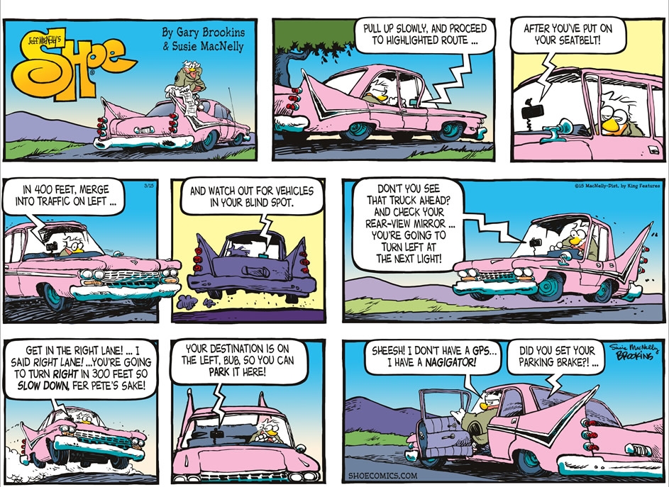 The official shoe comic strip website